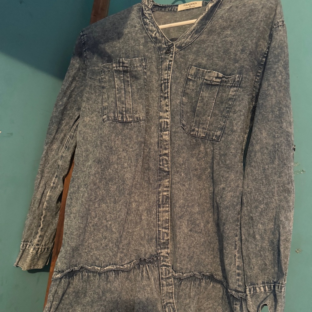 Denim dress